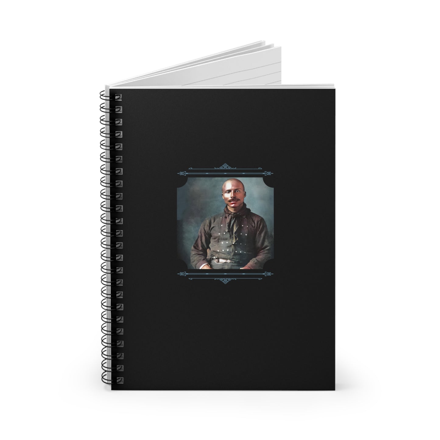 Vintage Photo - celibataire 017 | Spiral Notebook - Ruled Line