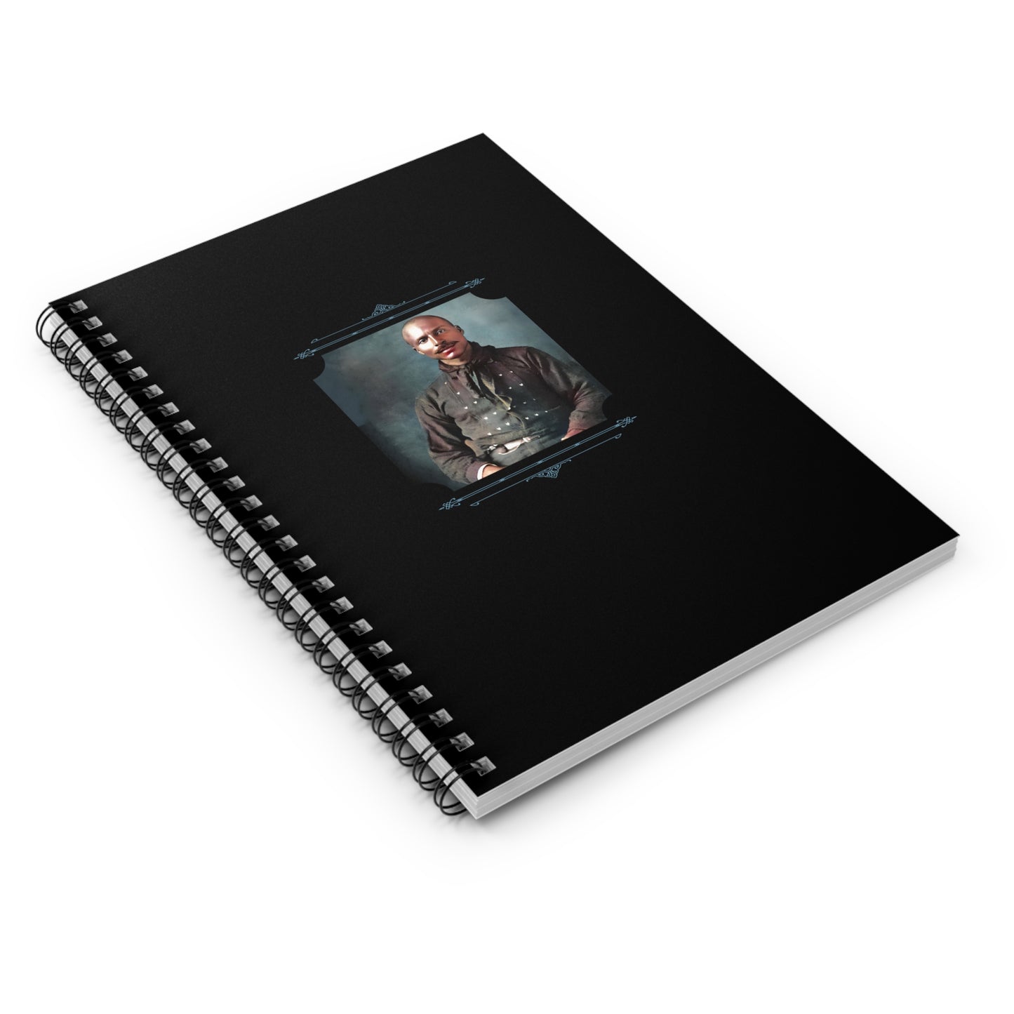 Vintage Photo - celibataire 017 | Spiral Notebook - Ruled Line