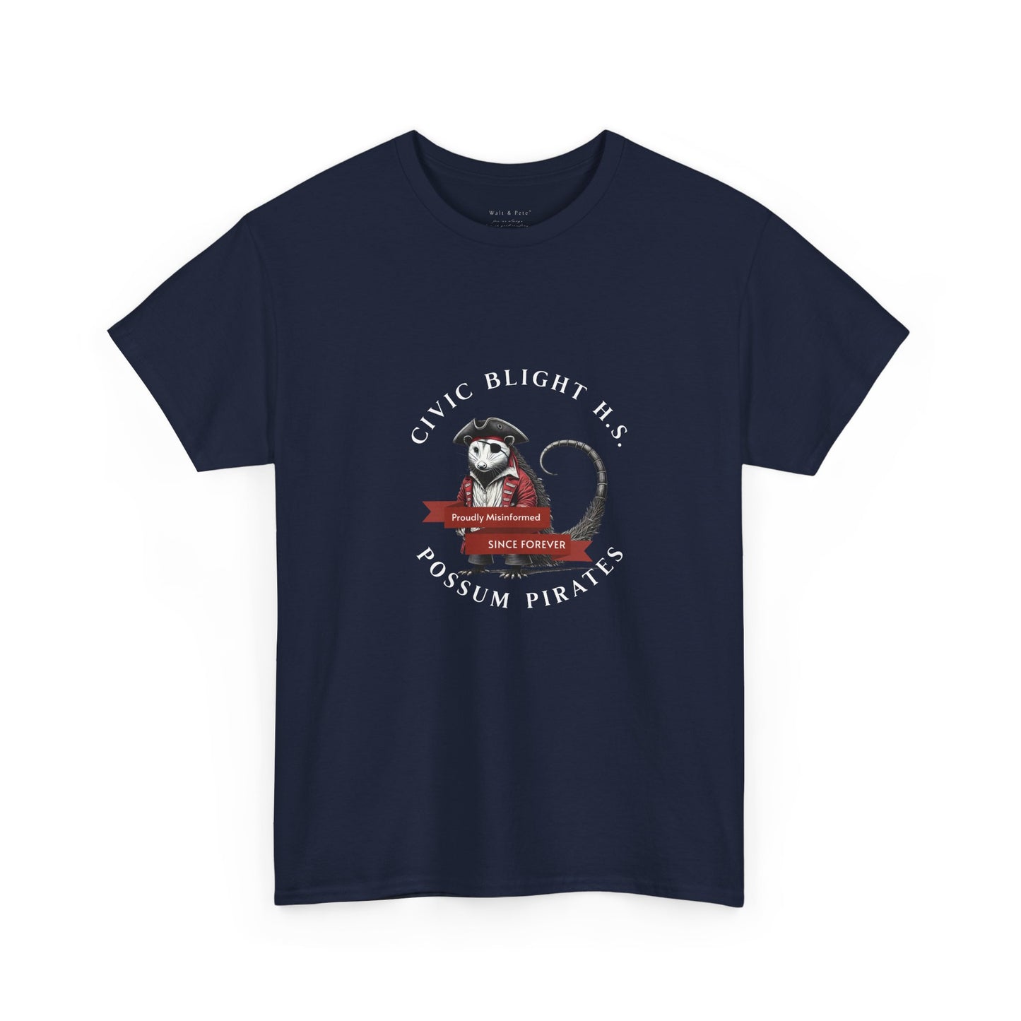 Civic Blight H.S. | H.S. Mascot T-Shirt - with Margo Quote