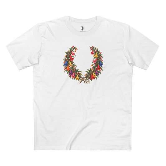 Orgullo Cantuta Pride T-Shirt | Peruvian Laurel Wreath LGBTQ+ Tee