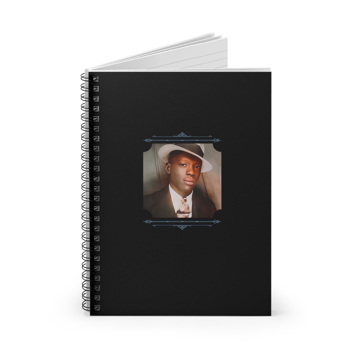 Vintage Photo - celibataire 019 | Spiral Notebook - Ruled Line