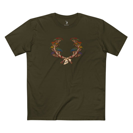 Yemeni Dragon’s Blood Tree Pride T-Shirt | Arabic Laurel Wreath Tee