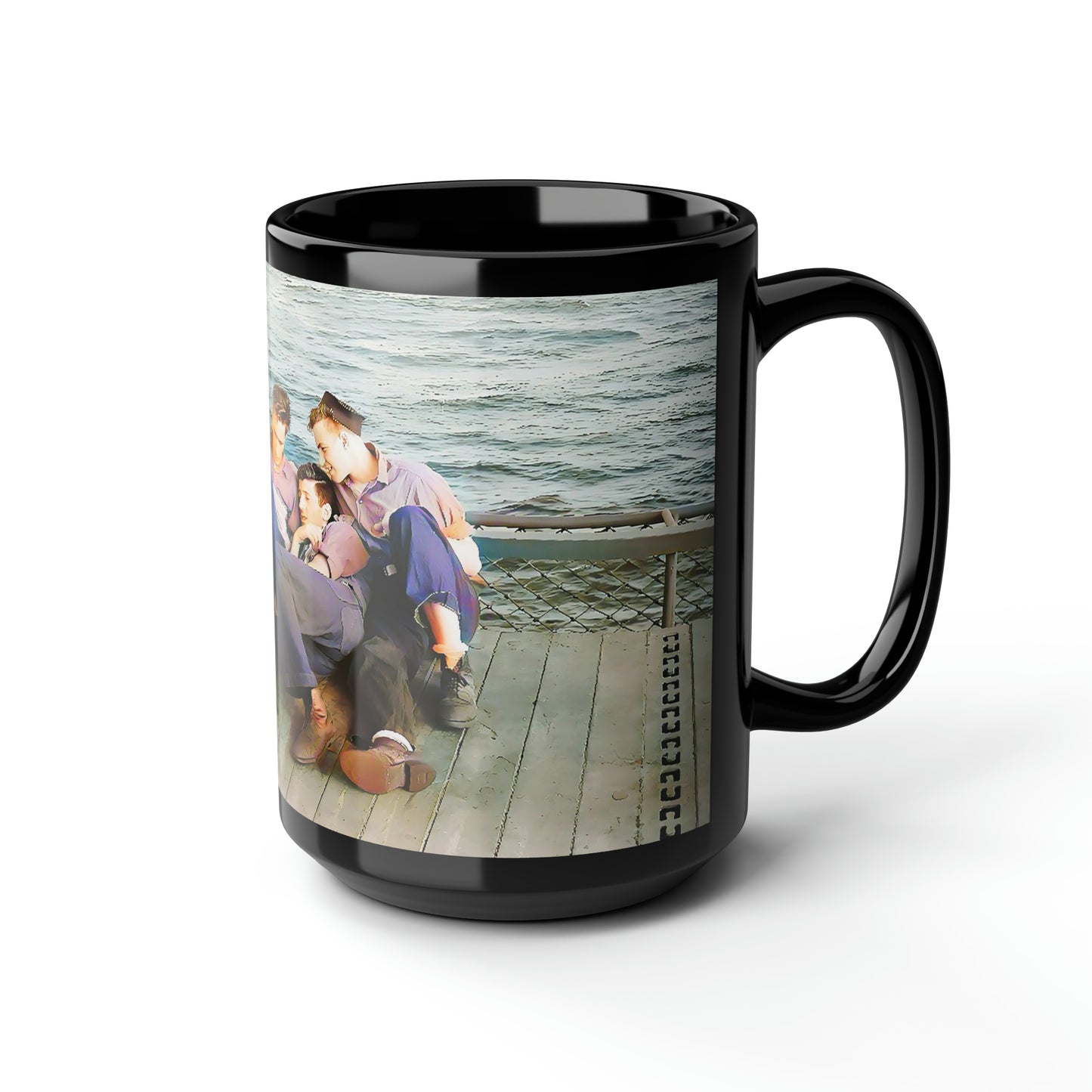 hommes 025 | Black Mug, 15oz