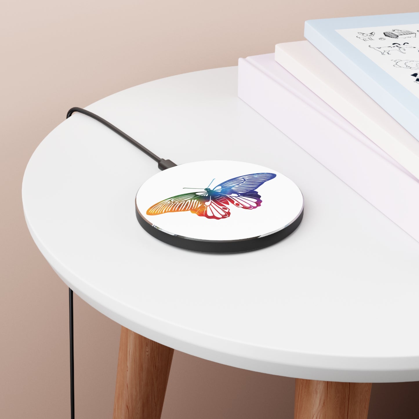 Pride Butterfly 001 | Wireless Charger Gay Pride LGBTQ Queer Month Gift Prideware History