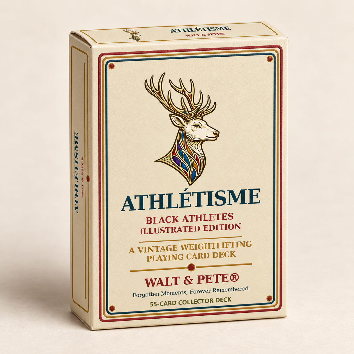 Athlétisme | Black Athletes Illustrated Weightlifting Playing Cards