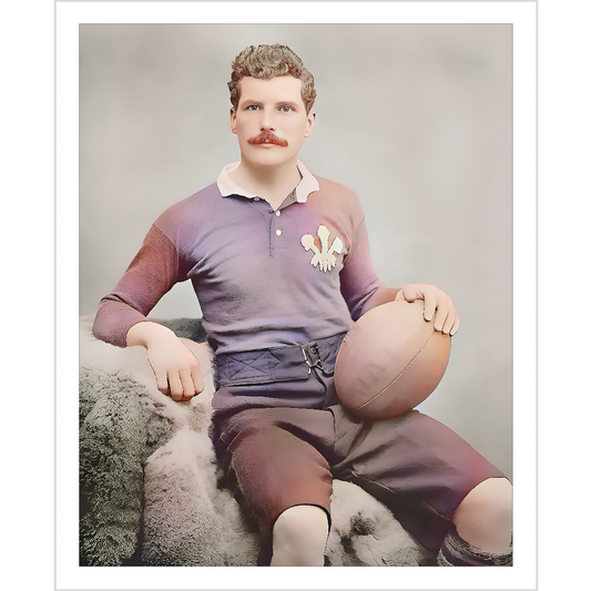 celibataire 034 | Giclee Artist Print Gay Vintage Rugby Football Player London England Queer LGBTQ