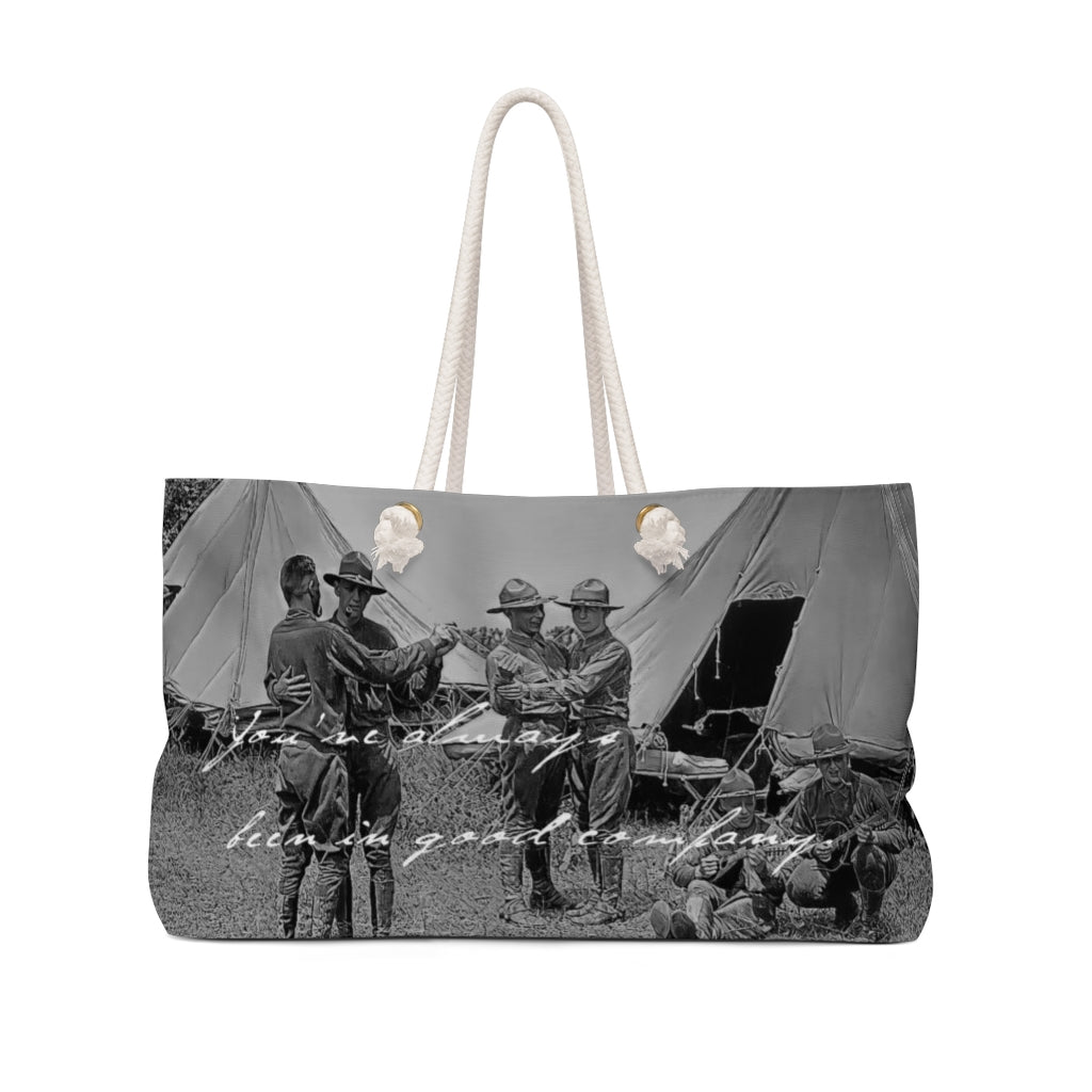 hommes 006 | Weekender Bag Gay Vintage Affectionate Men Queer LGBT Gift Dance