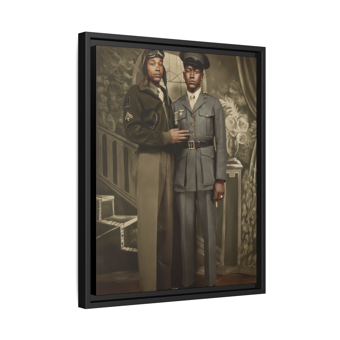paire 120 | Framed Vintage Photo - Matte Canvas