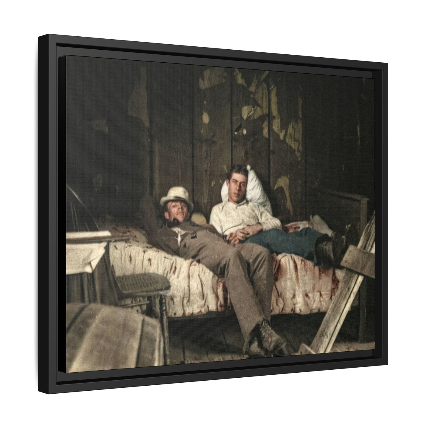 paire 023 | Framed Vintage Photo - Matte Canvas