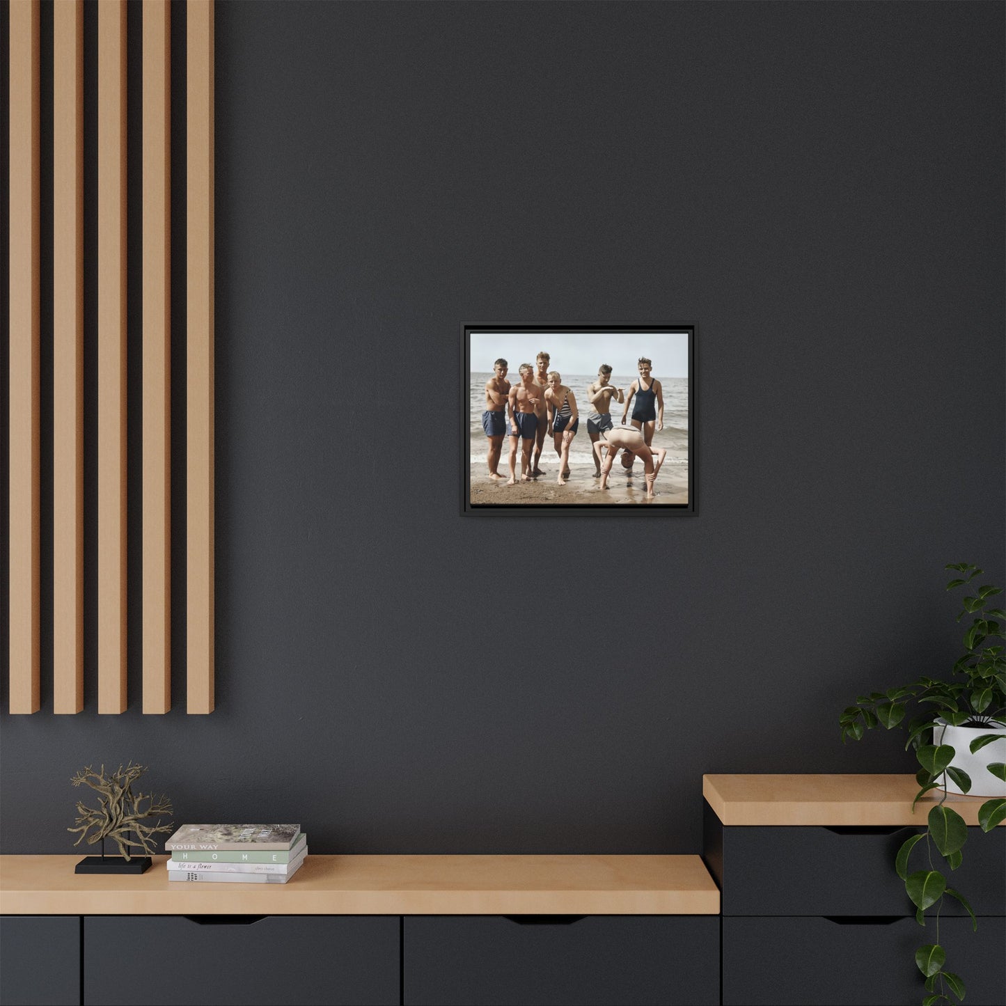 nager 045 | Framed Vintage Photo - Matte Canvas