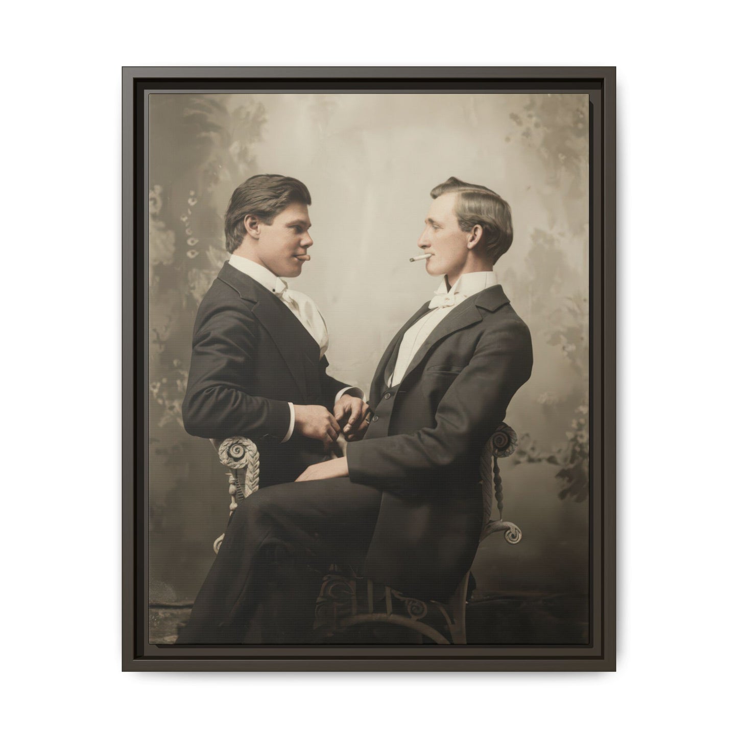 paire 106 | Framed Vintage Photo - Matte Canvas