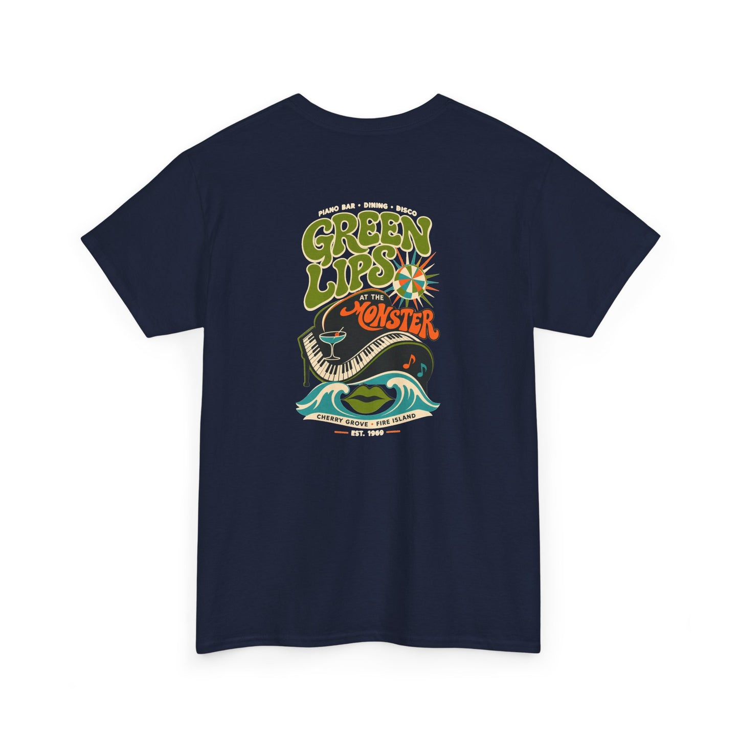 The Fire Island Monster Cherry Grove T-Shirt | Vintage Gay Bar History Tee
