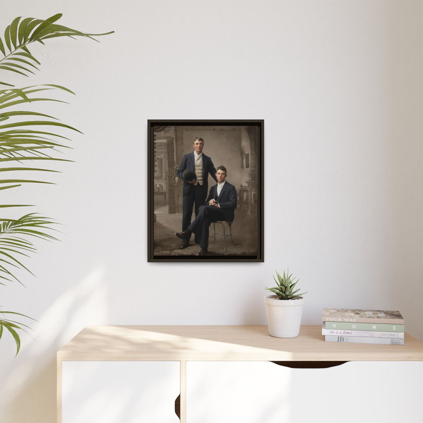 paire 149 | Framed Vintage Photo - Matte Canvas