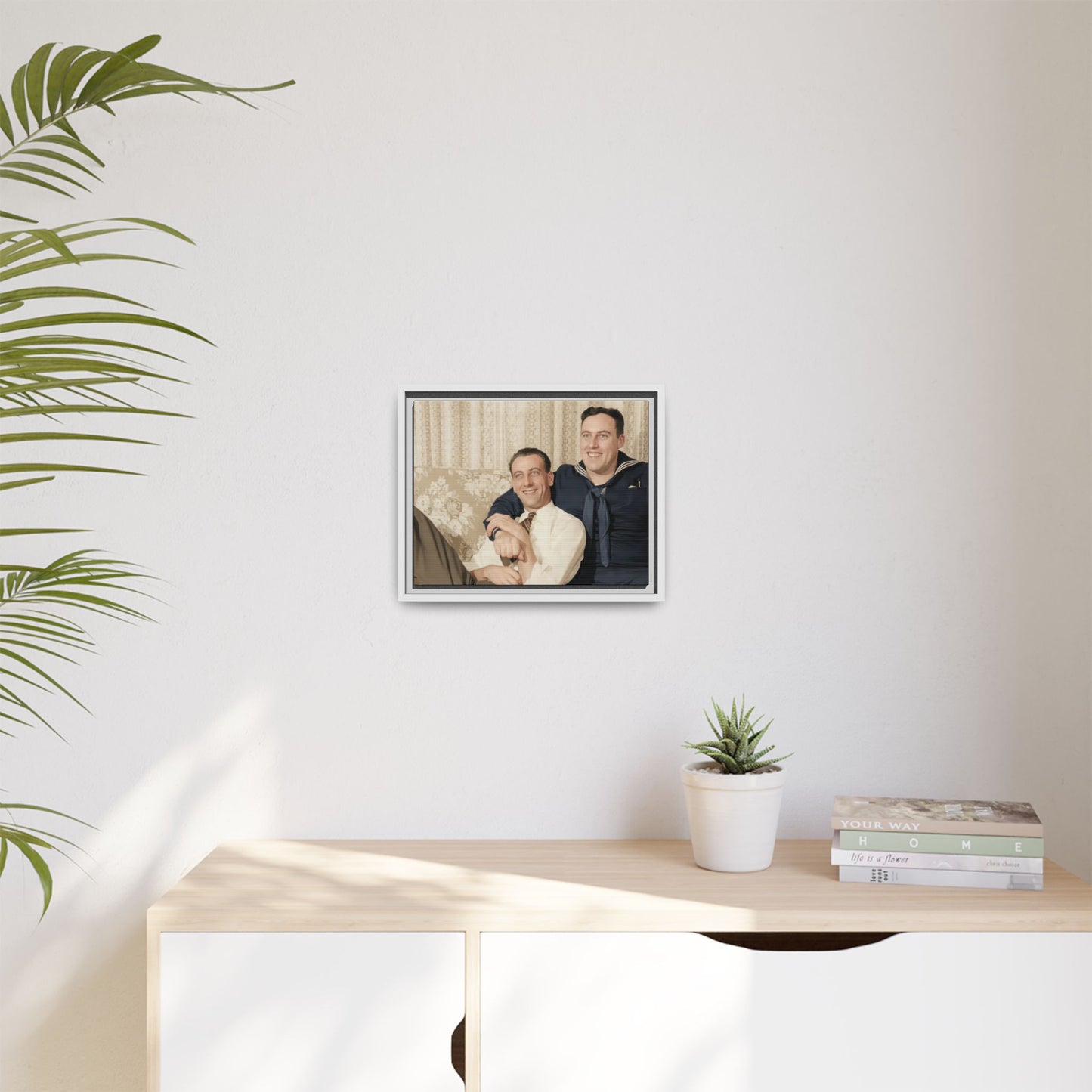 paire 108 | Framed Vintage Photo - Matte Canvas