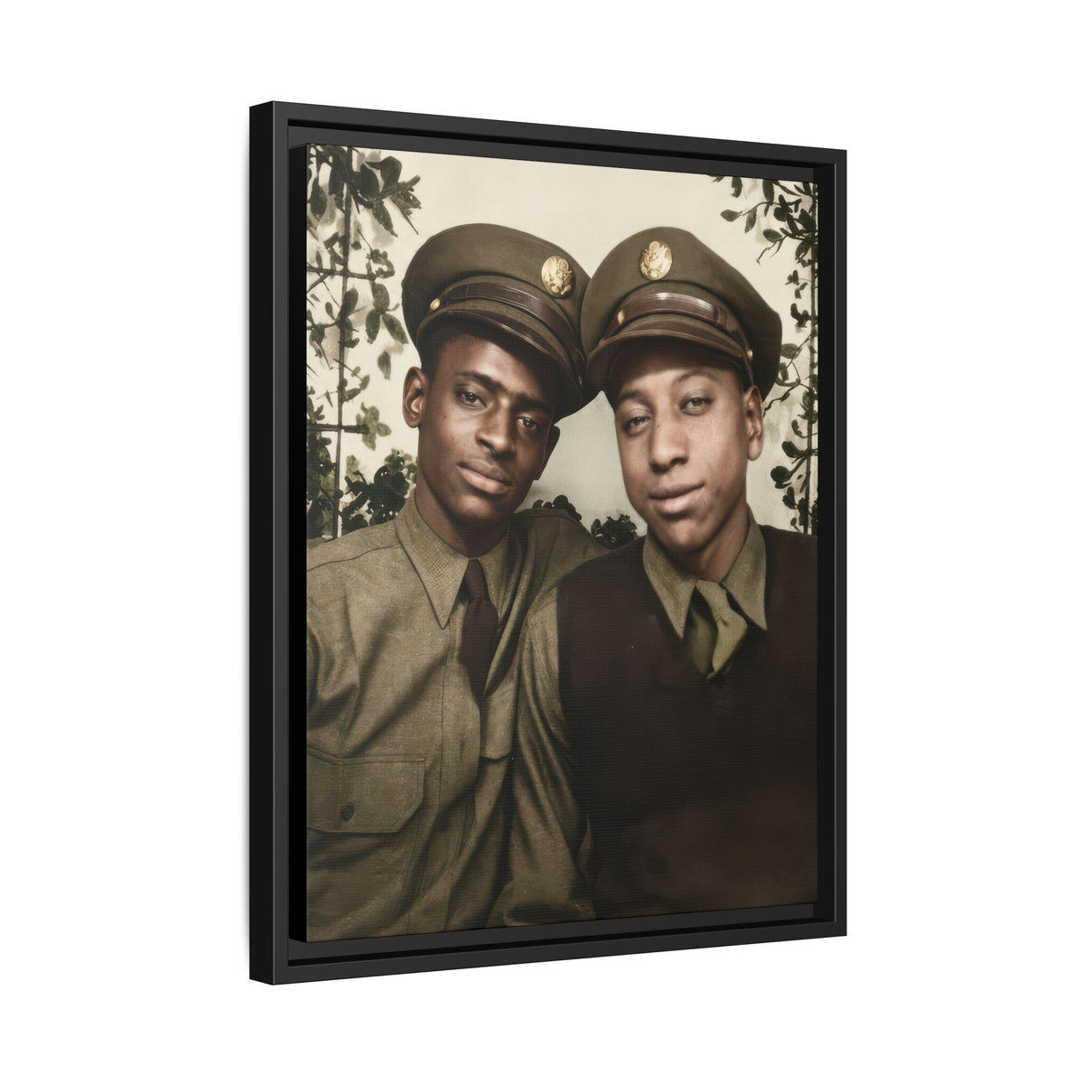 paire 152 | Framed Vintage Photo - Matte Canvas