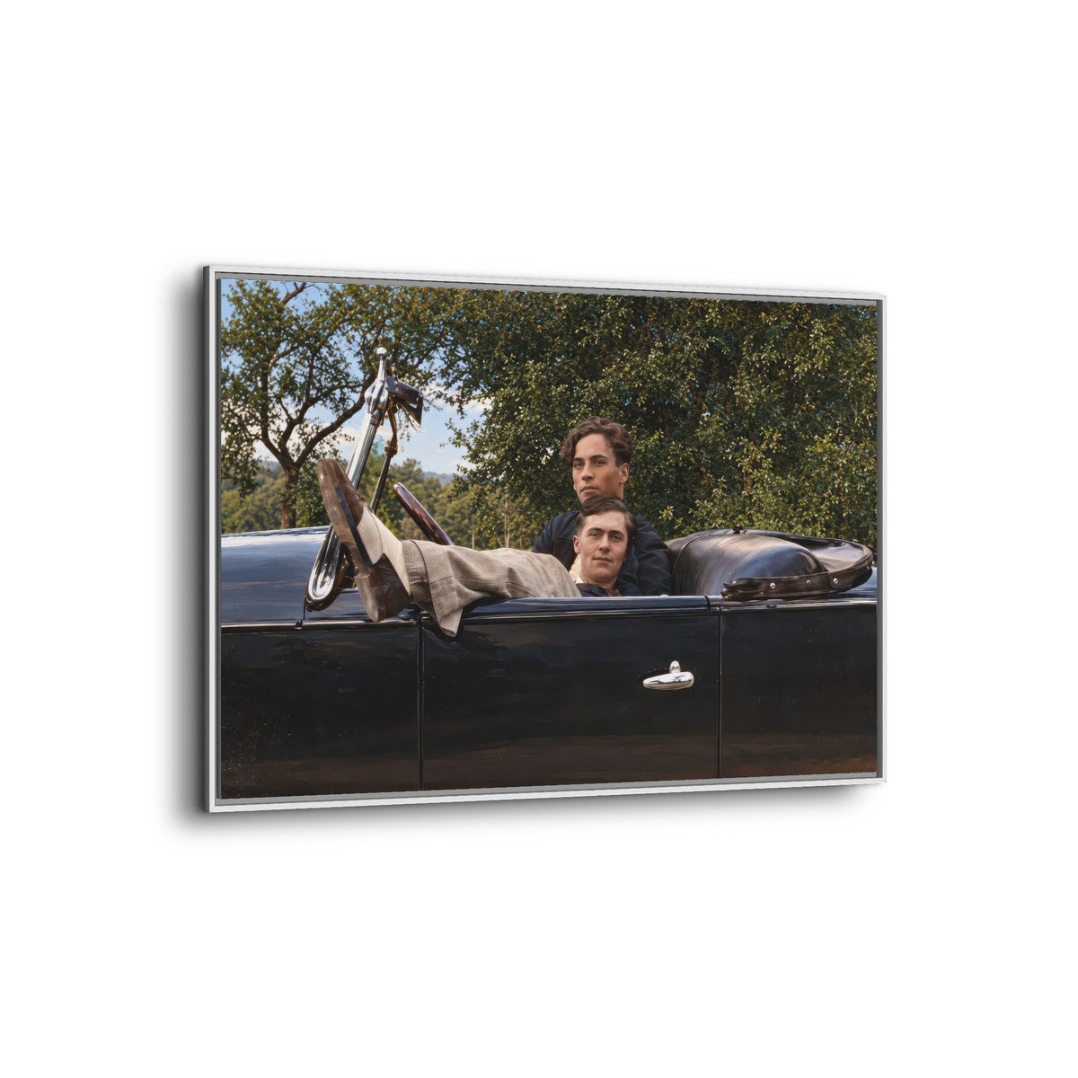 paire 164 | Framed Vintage Photo - Matte Canvas