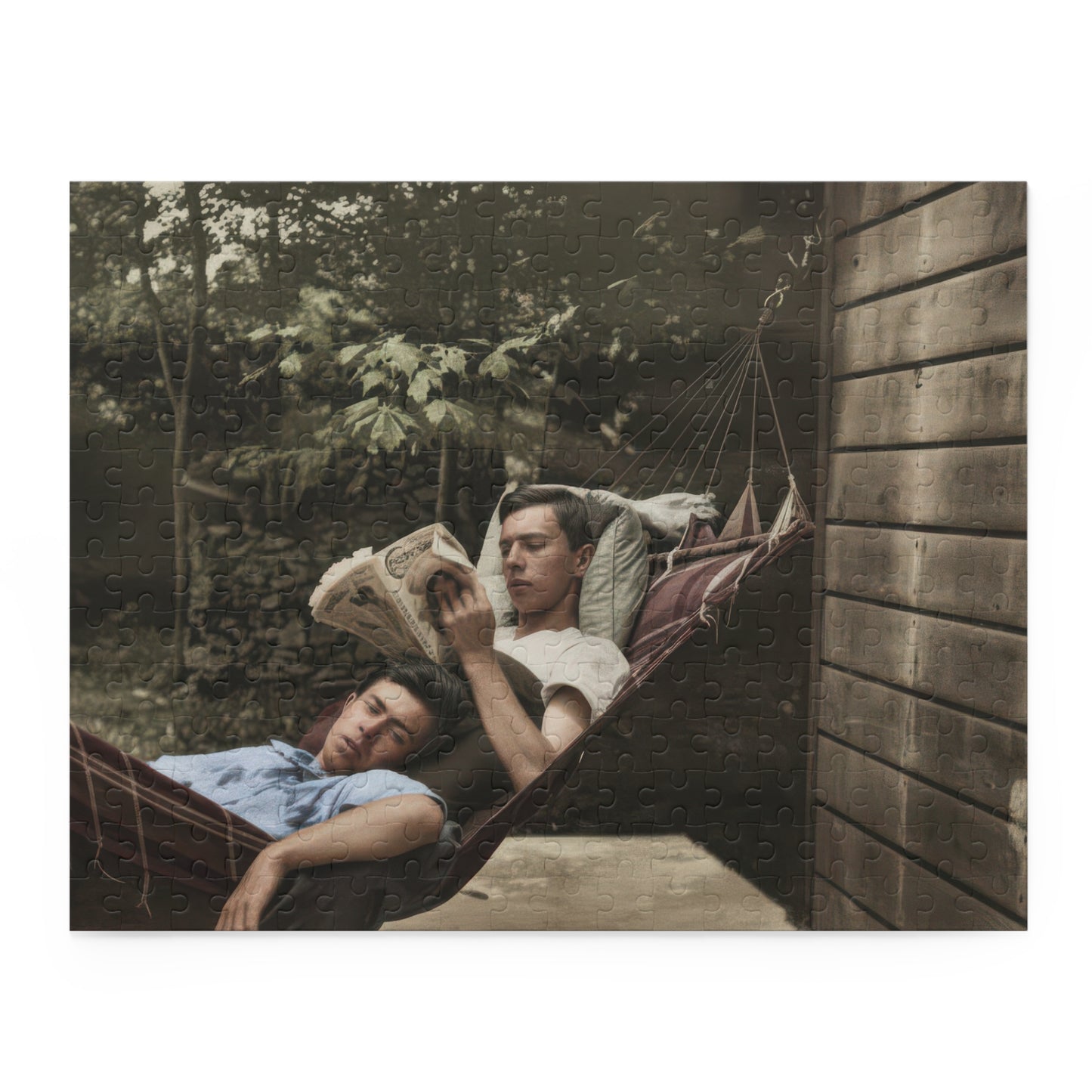 Vintage Beach Photo Puzzles | paire 094