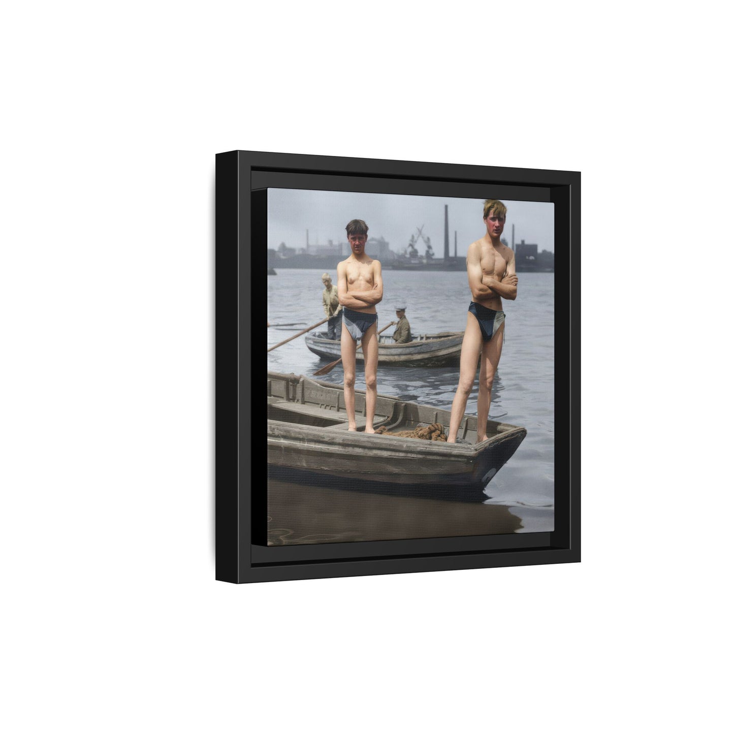 nager 050 | Framed Vintage Photo - Matte Canvas