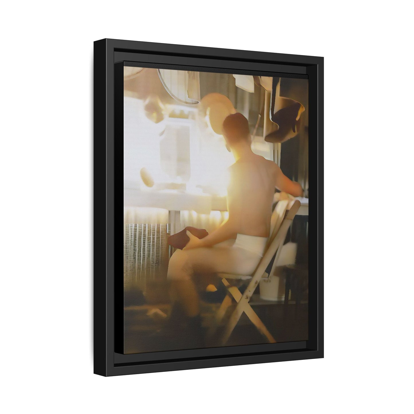 celibataire 022 | Vintage Framed Photo - Matte Canvas