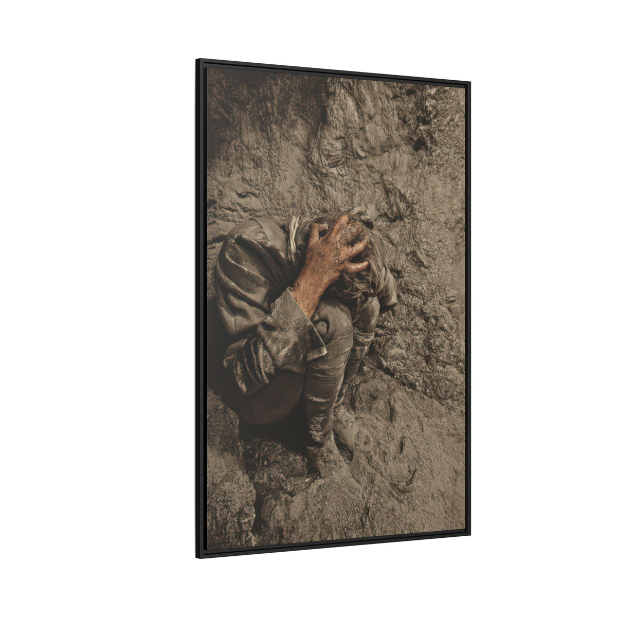 celibataire 040 | Framed Vintage Photo - Matte Canvas
