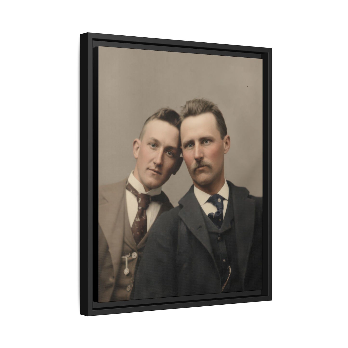 paire 121 | Framed Vintage Photo - Matte Canvas