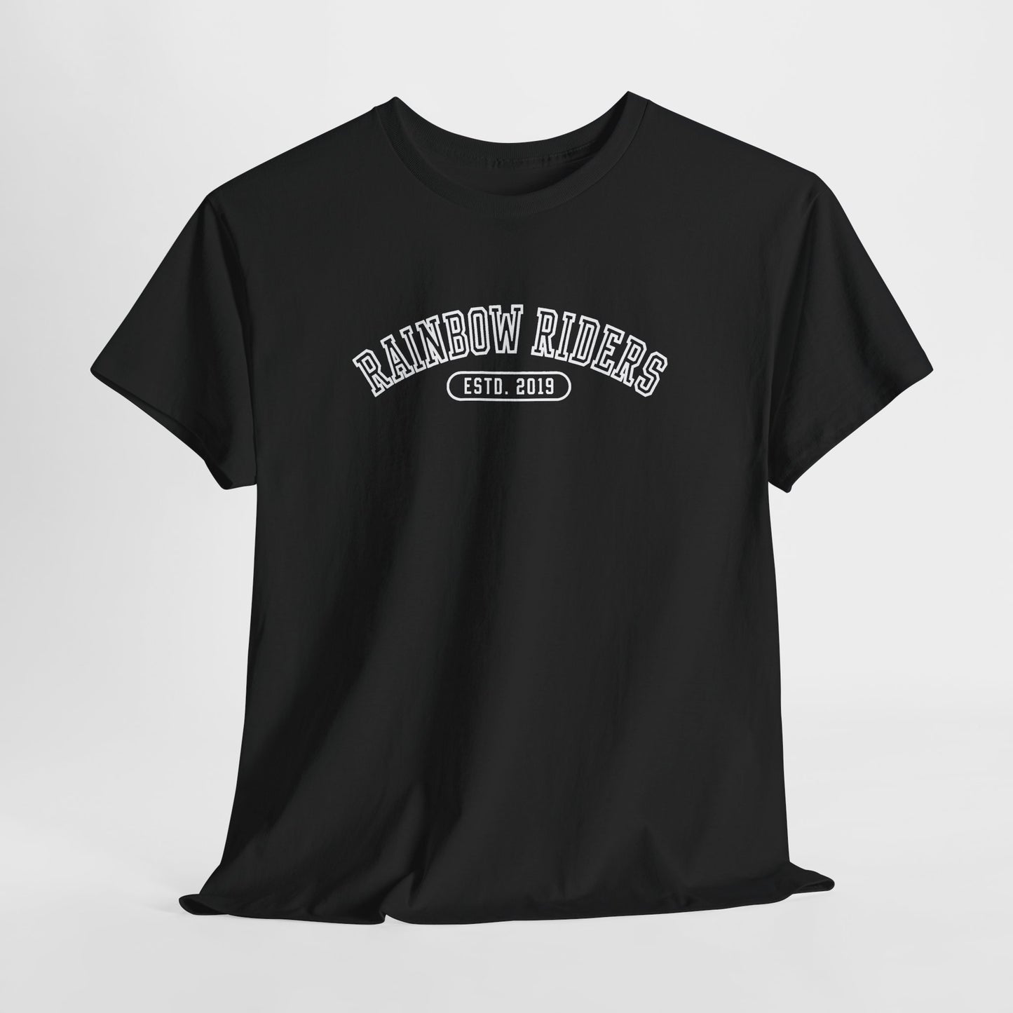 Rainbow Riders Collegiate T-Shirt | Est. 2019 LGBTQ+ Pride Tee