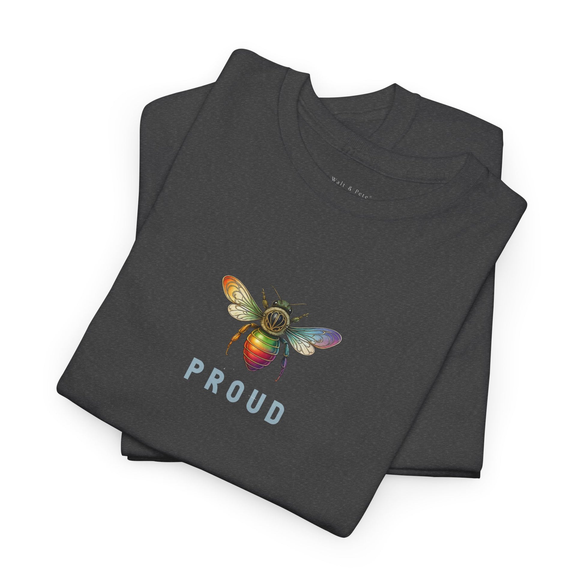 art nouveau rainbow bee pride t-shirt 