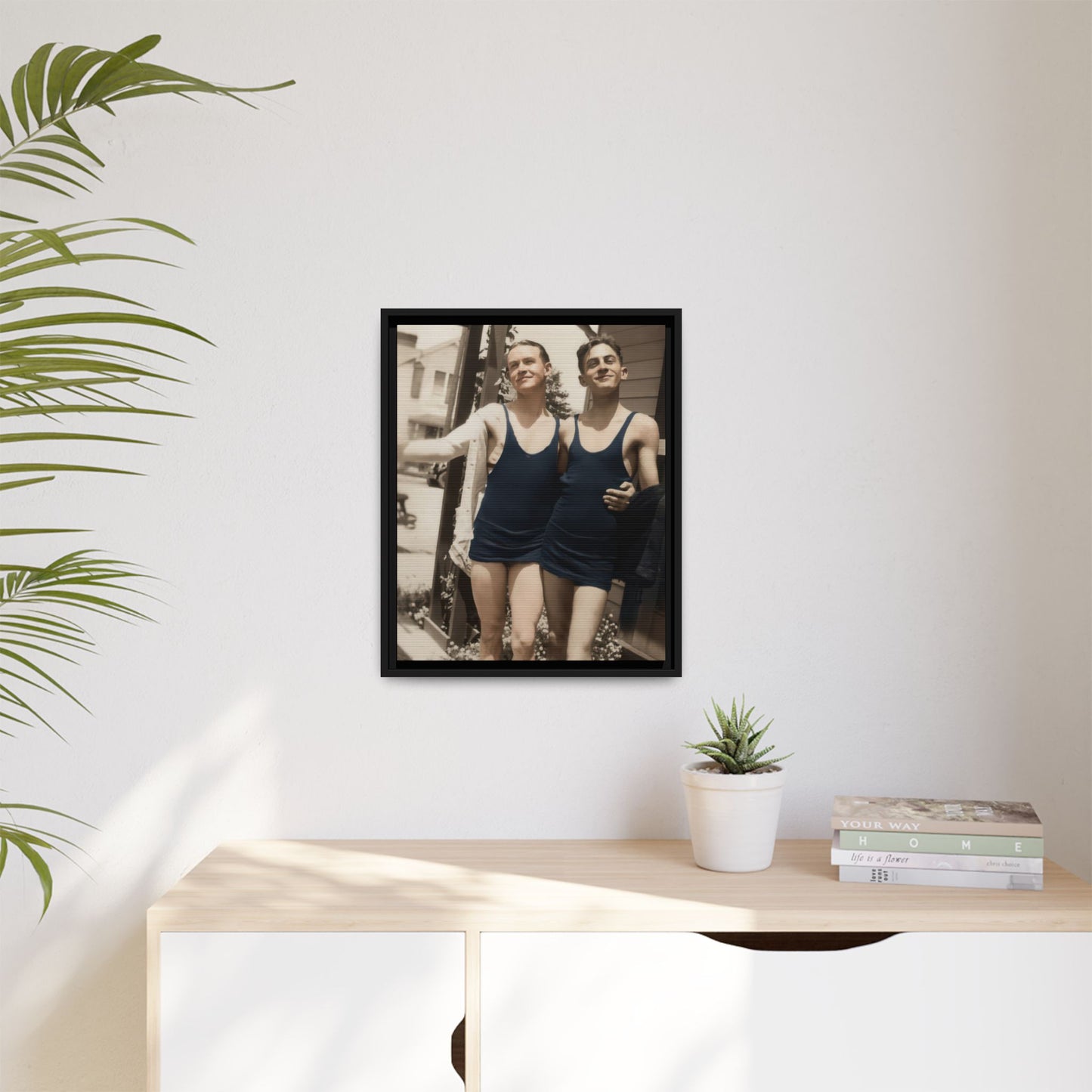 nager 024 | Framed Vintage Photo - Matte Canvas