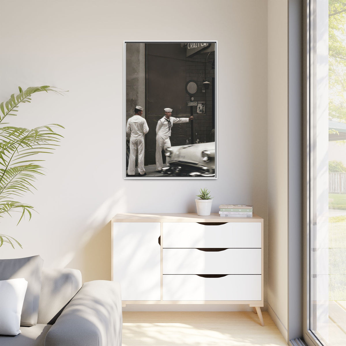 paire 151 | Framed Vintage Photo - Matte Canvas
