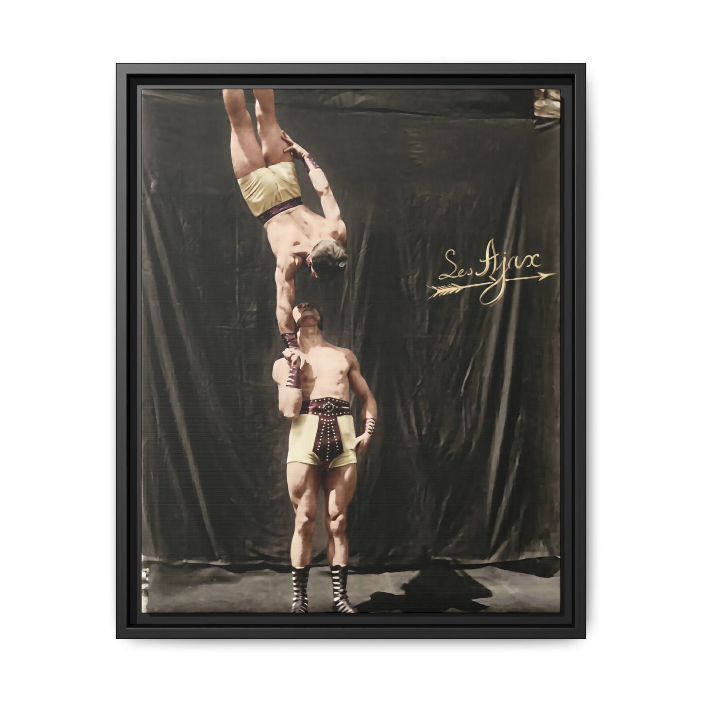 Historical athletic balancing act physical culture photography 
