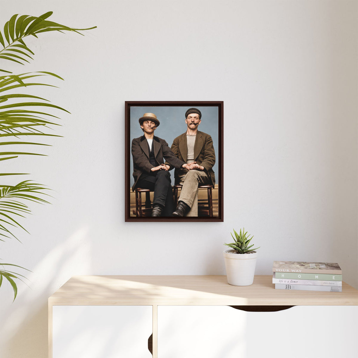 paire 170 | Framed Vintage Photo - Matte Canvas