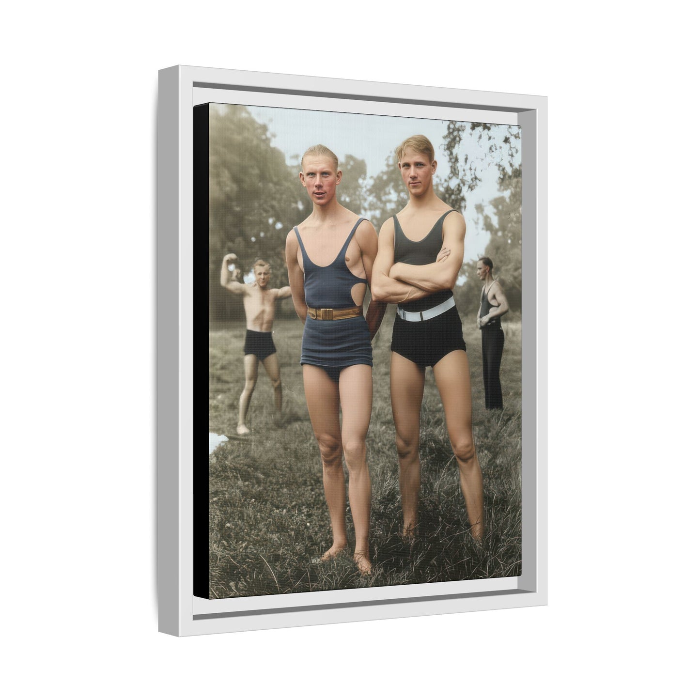 nager 037 | Framed Vintage Photo - Matte Canvas