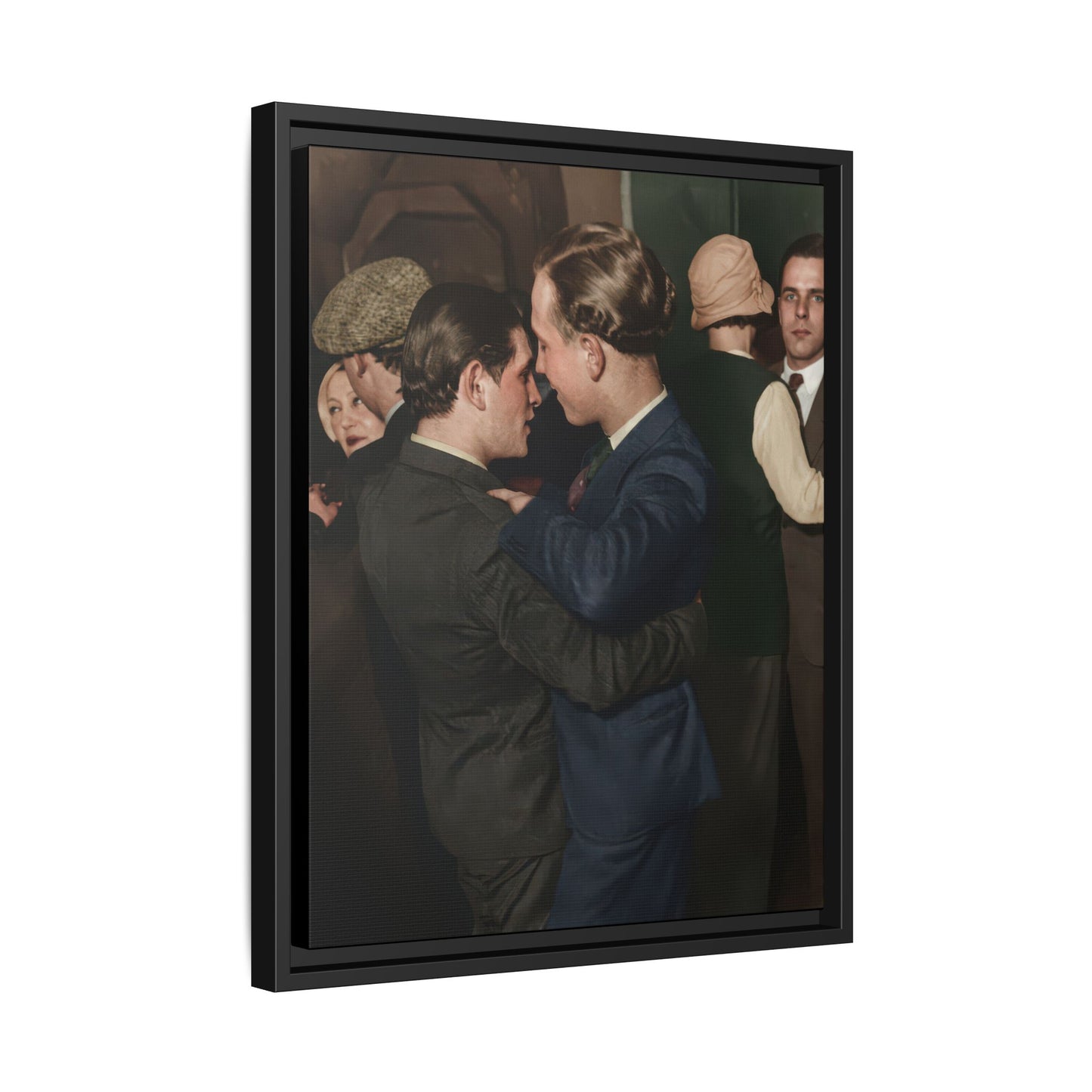 paire 141 | Framed Vintage Photo - Matte Canvas