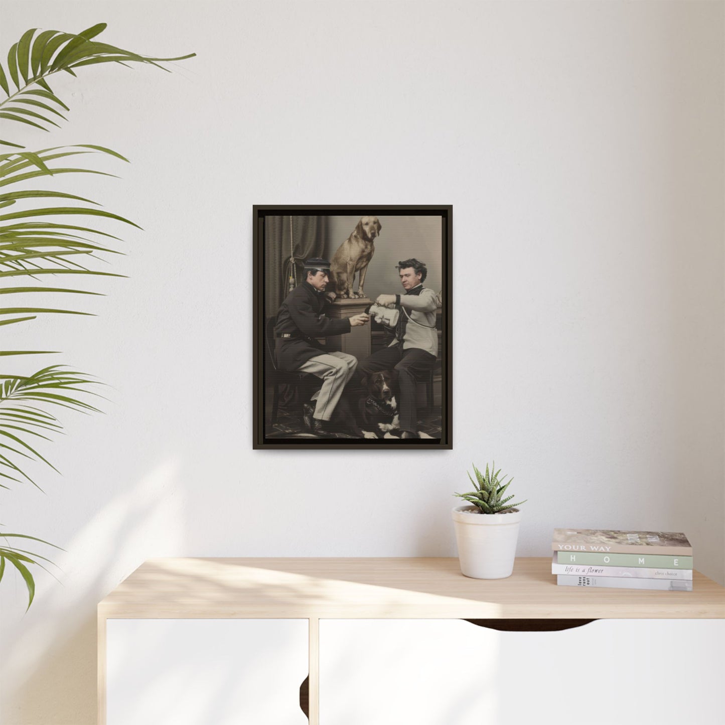 paire 119 | Framed Vintage Photo - Matte Canvas