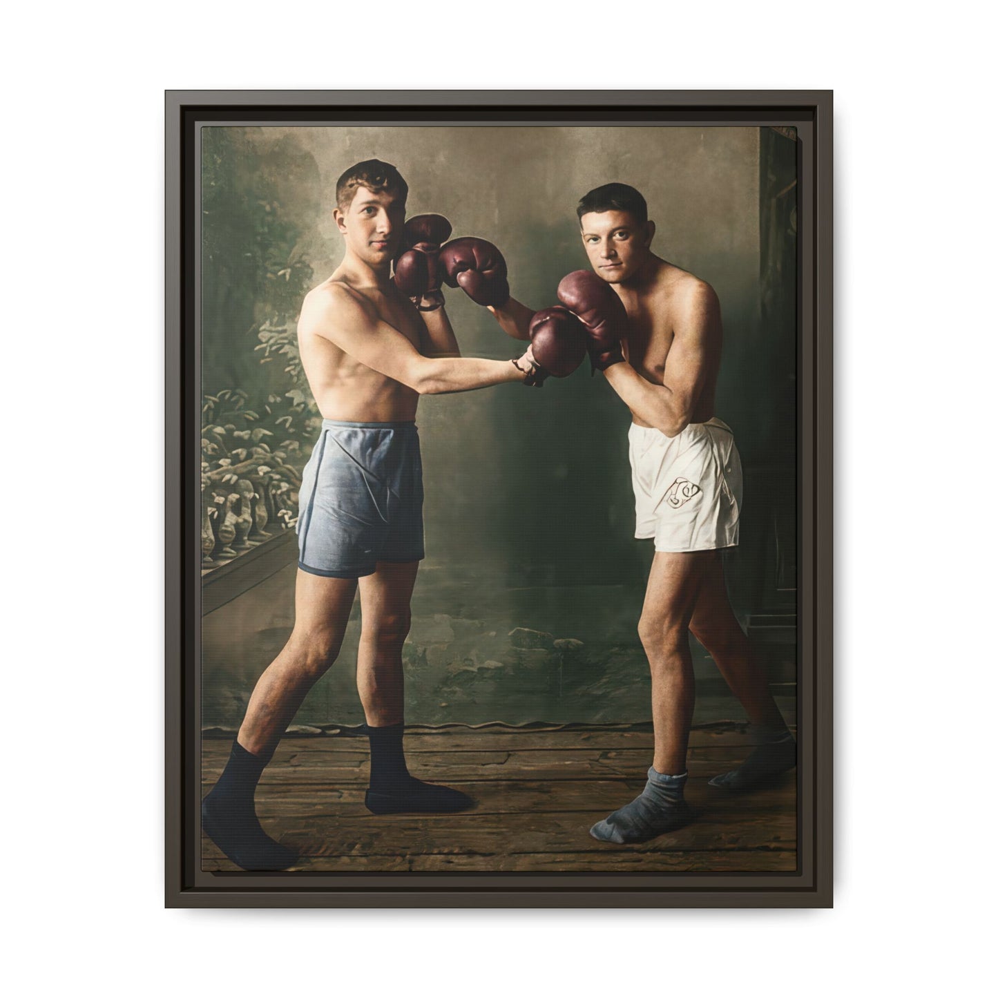 athlétisme 003 | Framed Vintage Photo - Matte Canvas