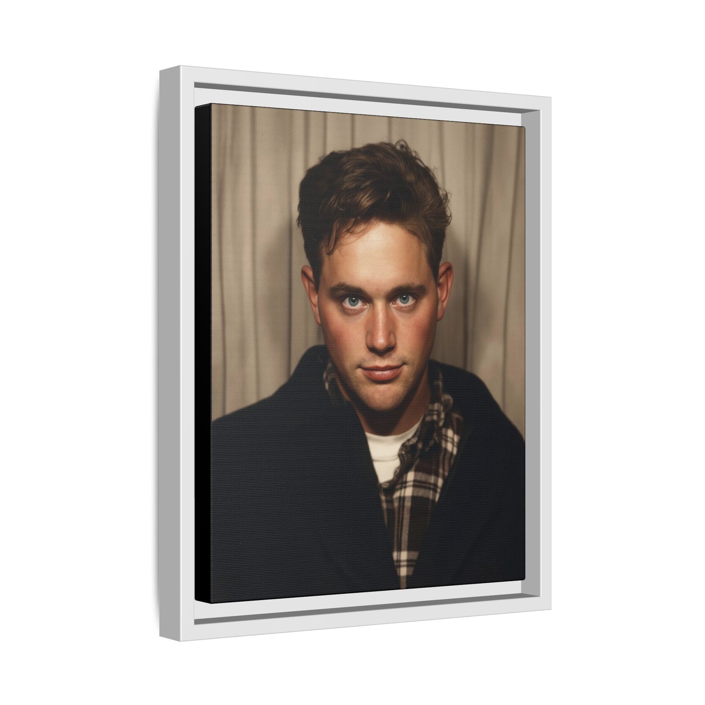 celibataire 001 | Framed Vintage Photo - Matte Canvas