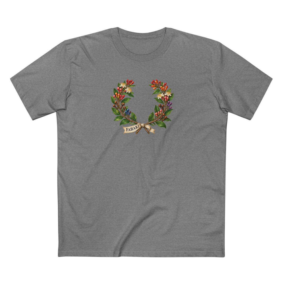 Tanzanian Clove Fahari Pride T-Shirt | Swahili Laurel Wreath Tee