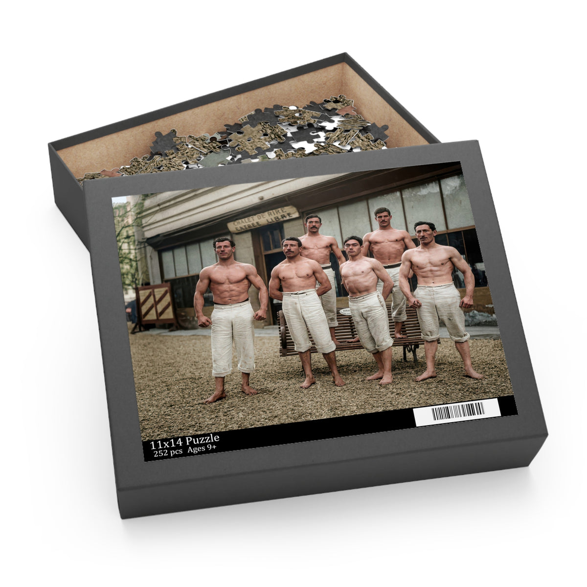 Vintage French Naval Athletes Jigsaw Puzzle | LGBTQ+ Heritage | athlétisme 044