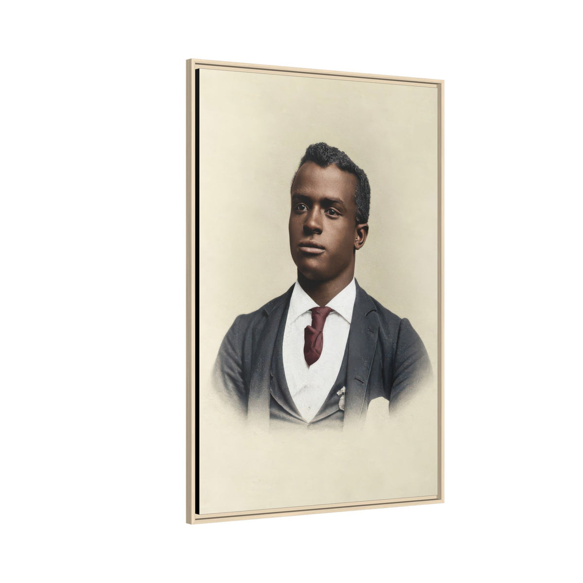 celibataire 027 | Framed Vintage Photo - Matte Canvas