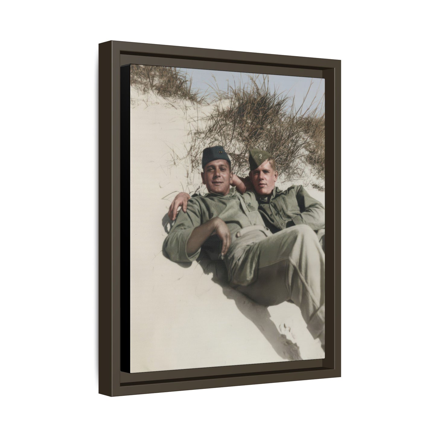 paire 098 | Framed Vintage Photo - Matte Canvas