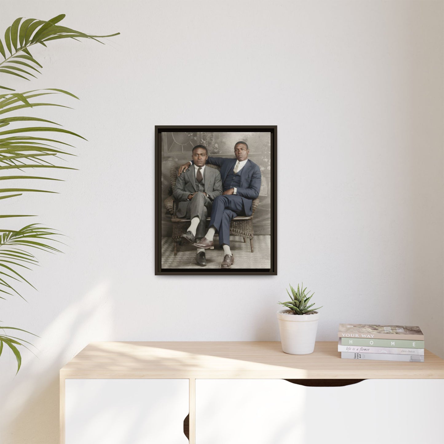 paire 112 | Framed Vintage Photo - Matte Canvas