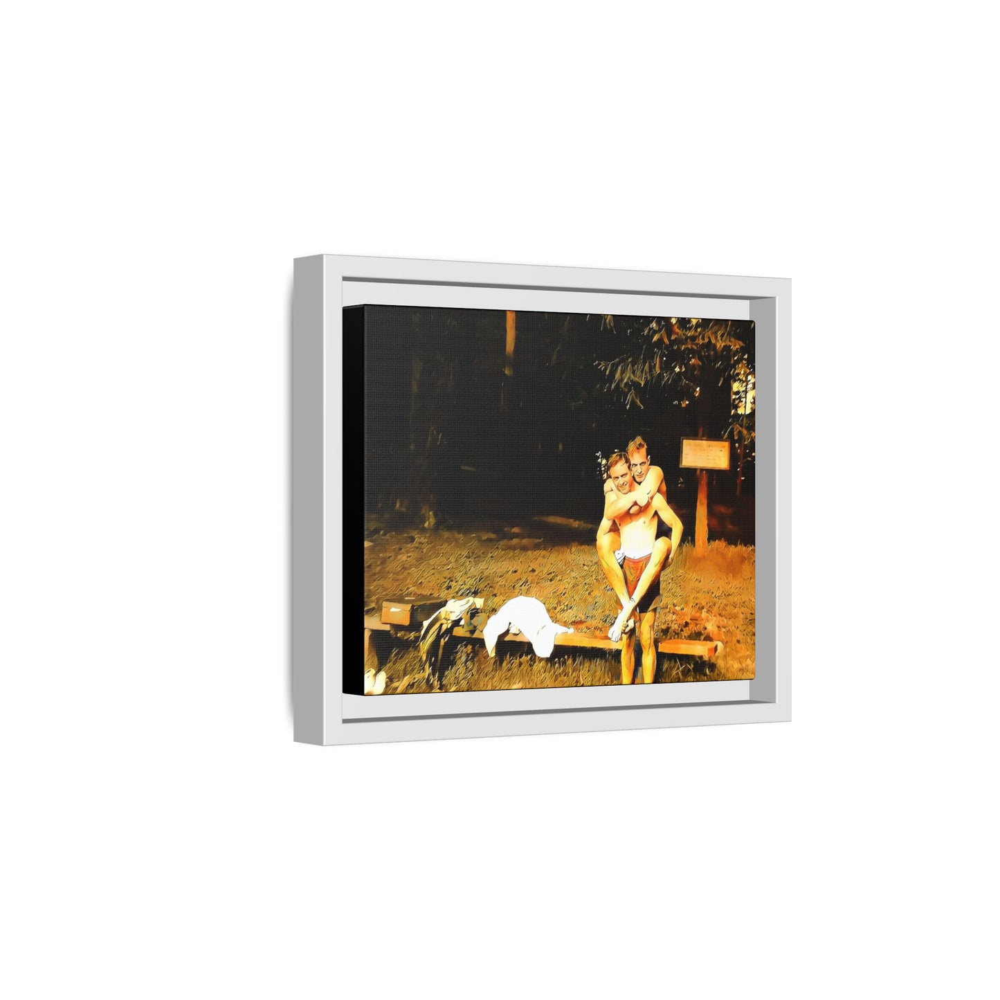 nager 009 | Framed Vintage Photo - Matte Canvas