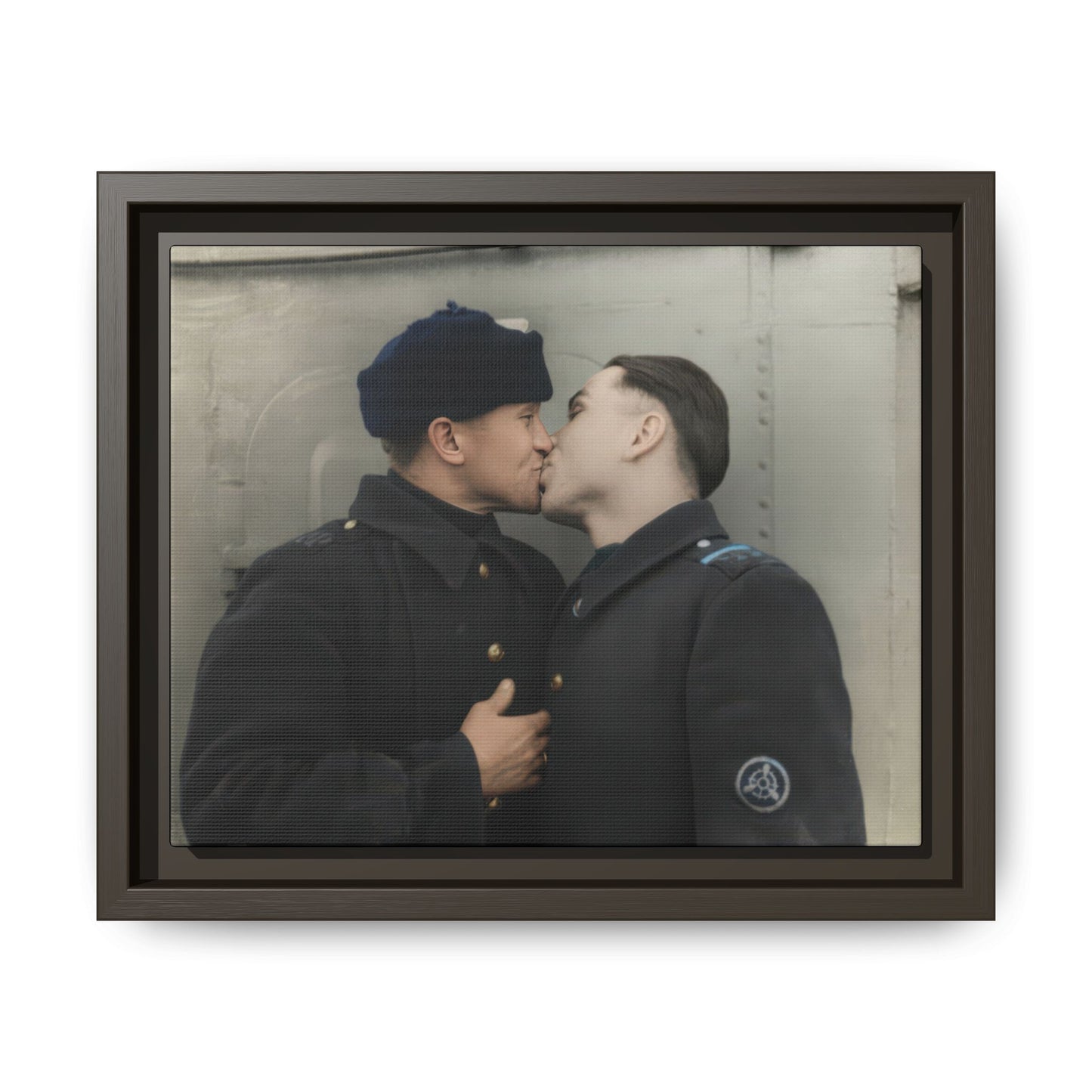 paire 004 | Framed Vintage Photo - Matte Canvas