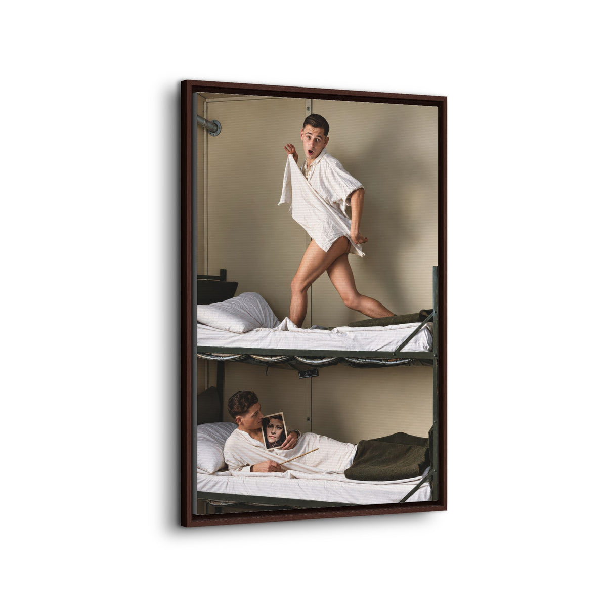 paire 168 | Framed Vintage Photo - Matte Canvas