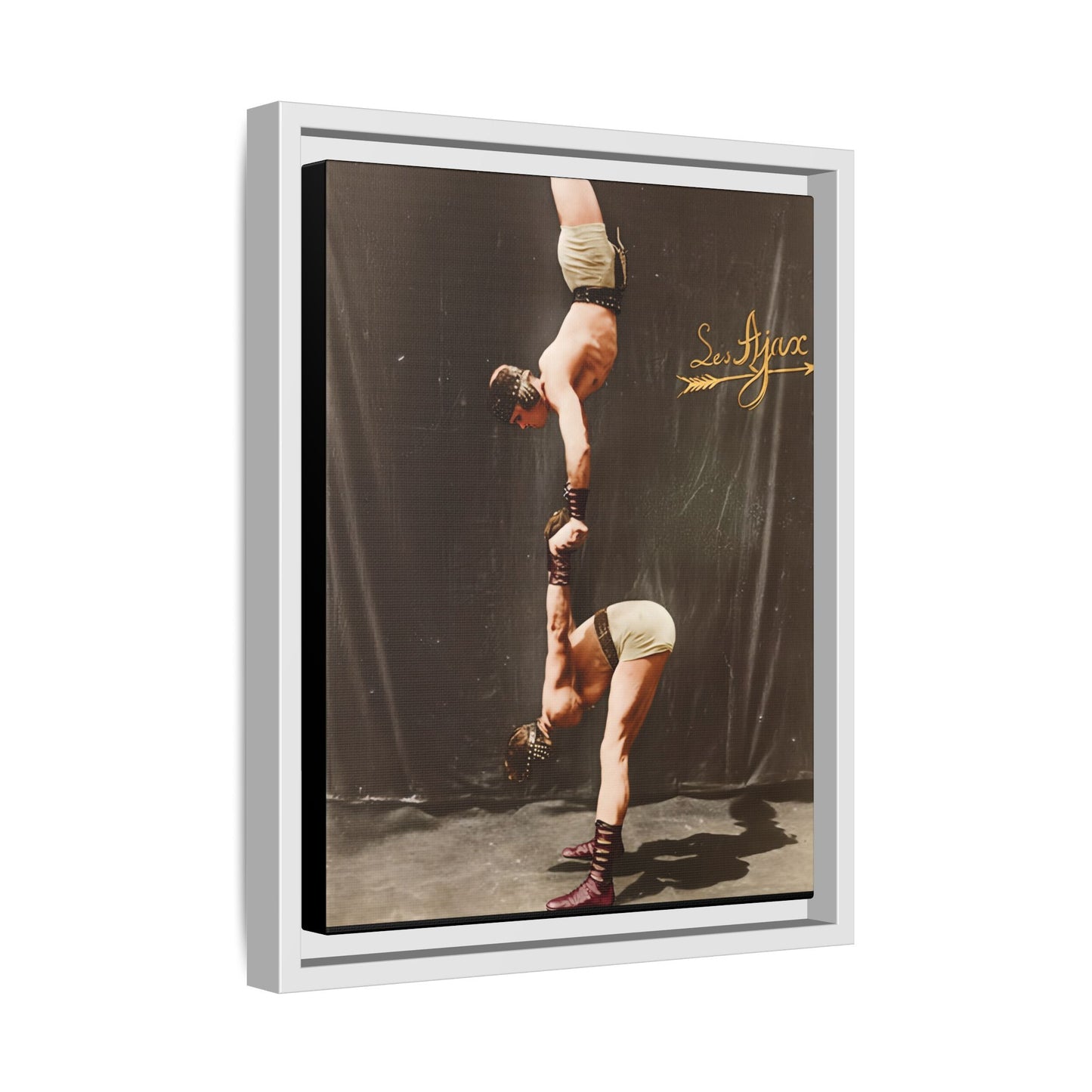athlétisme 014 | Framed Vintage Photo - Matte Canvas
