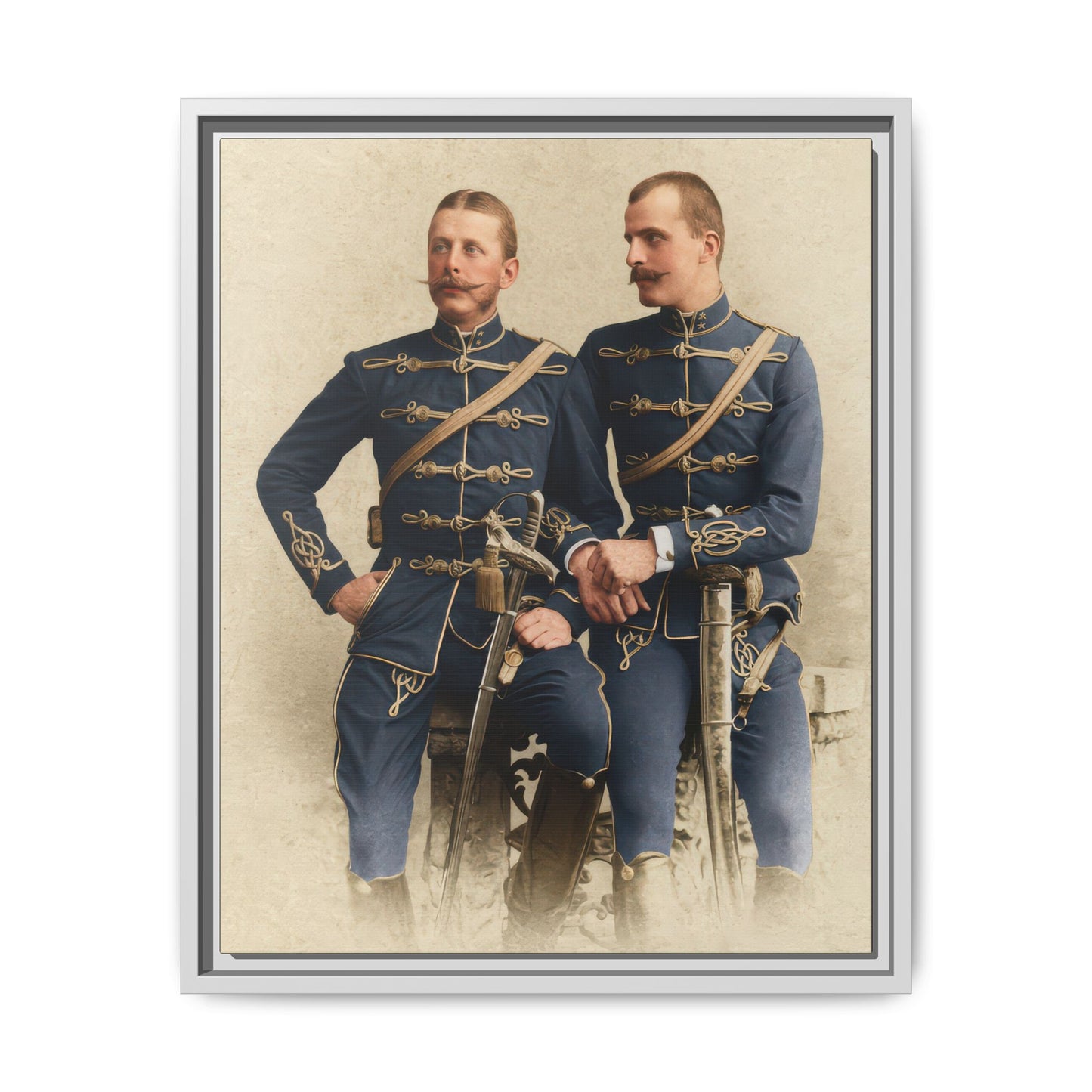 paire 139 | Framed Vintage Photo - Matte Canvas