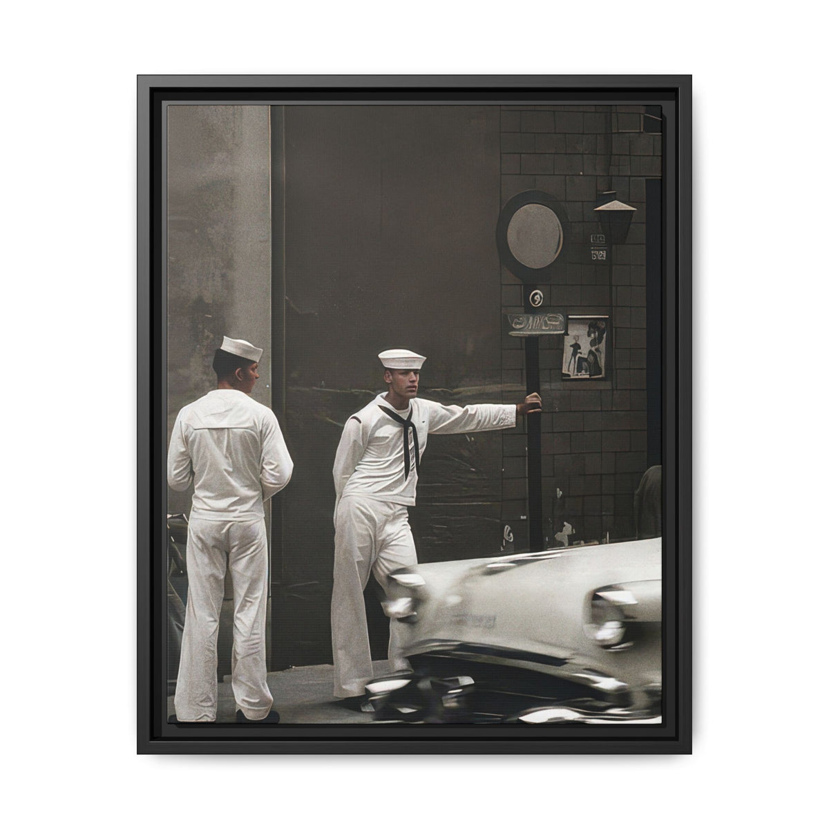 paire 151 | Framed Vintage Photo - Matte Canvas