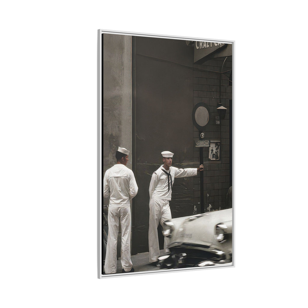 paire 151 | Framed Vintage Photo - Matte Canvas