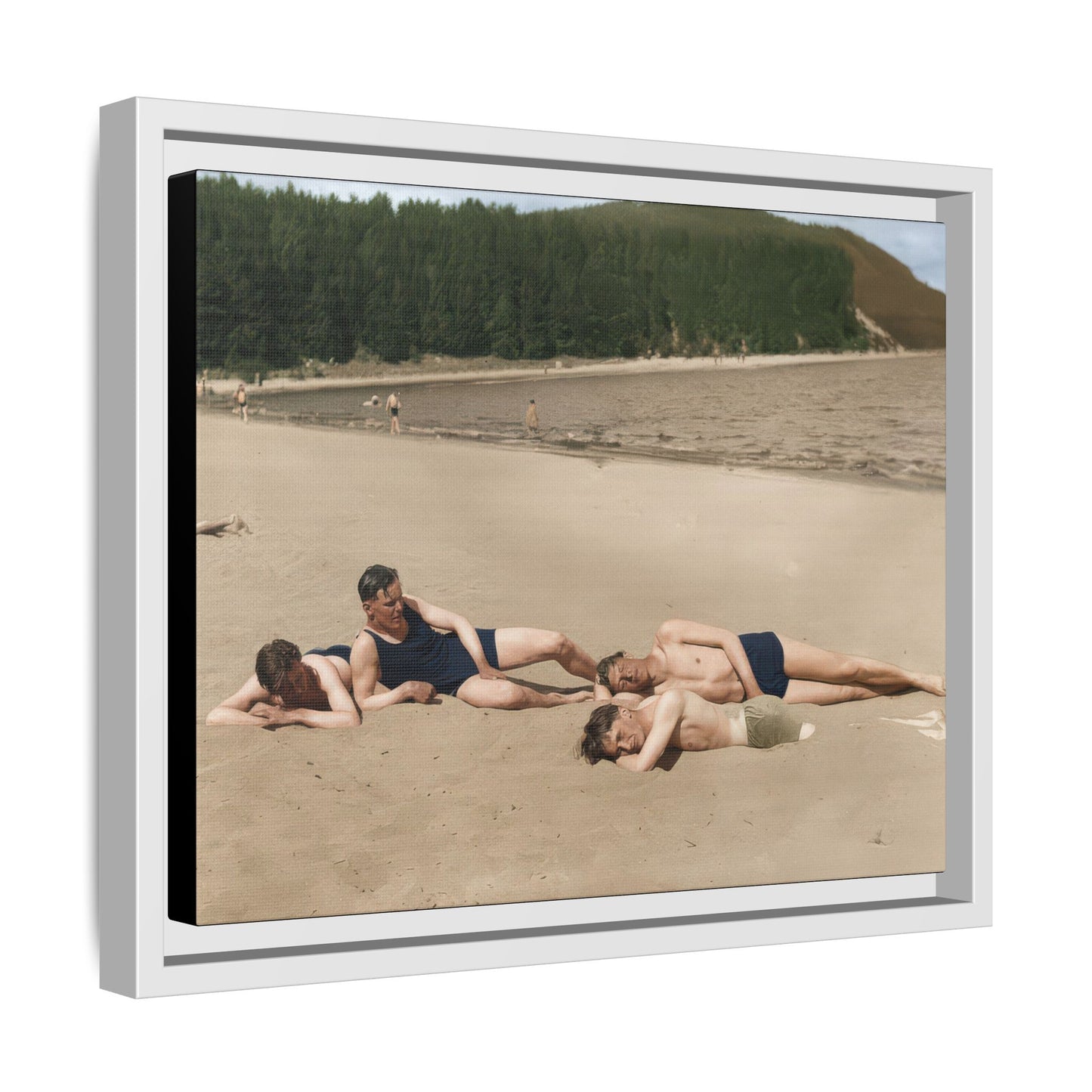 nager 026 | Framed Vintage Photo - Matte Canvas