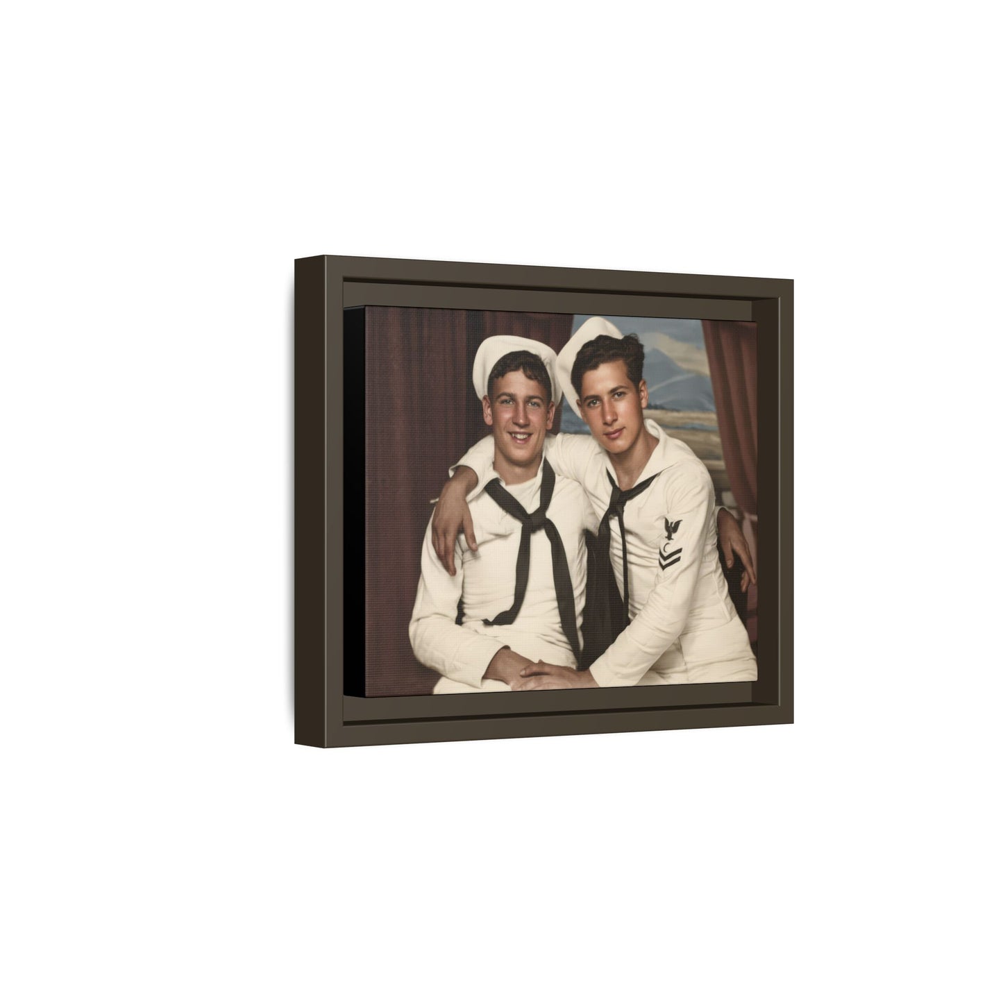 paire 050 | Framed Vintage Photo - Matte Canvas